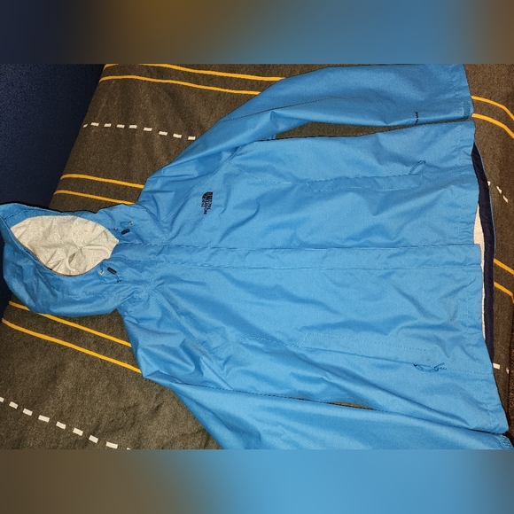 The North Face rain coat blue large women's - Picture 6 of 7